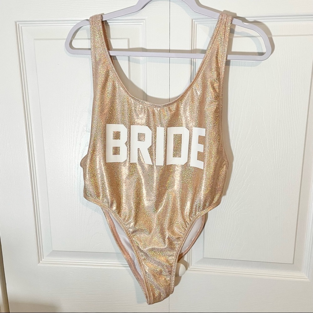 BRIDE sparkle one piece leotard swimsuit